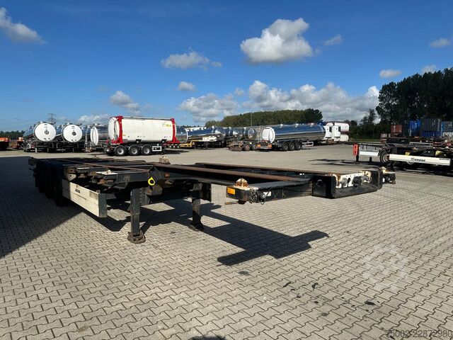Container transportation Schmitz Cargobull SCF24G 40FT HC / SAF + DISC / LIFTAXLE / NL-CHA...