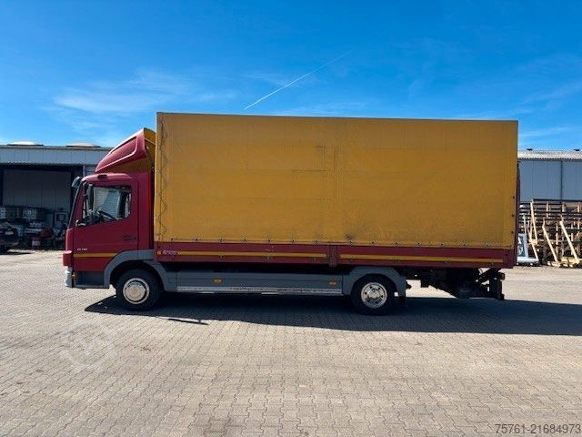 Curtain sider van MERCEDES-BENZ 818L    LBW  PMK2 !!!NEUE KUPPLUNG!!!!