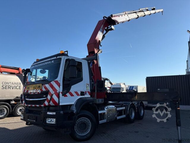 Kranwagen Iveco Stralis 420 X-WAY + HMF 5020K-RCS 6x TREKKER + ...