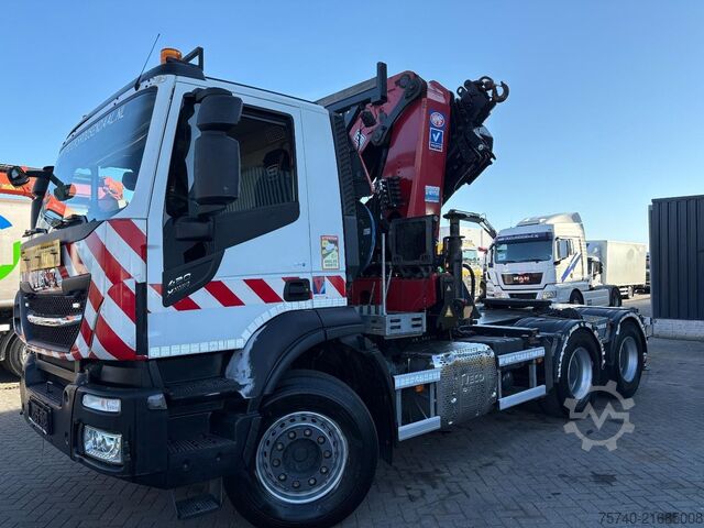 Kranwagen Iveco Stralis 420 X-WAY + HMF 5020K-RCS 6x TREKKER + ...