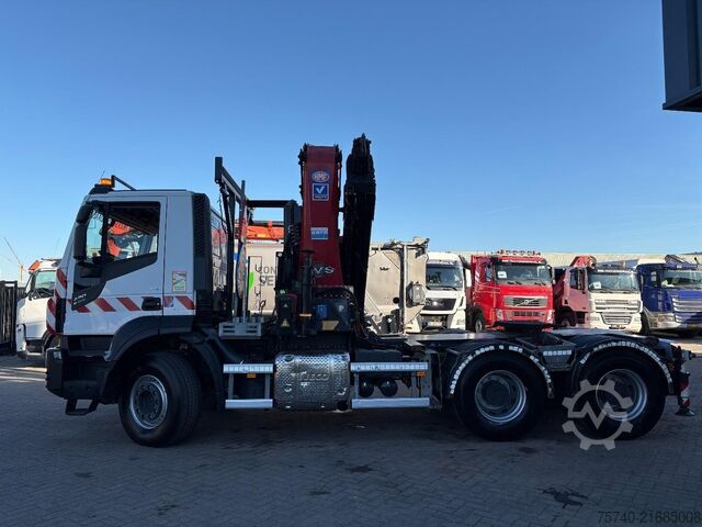 Crane Iveco Stralis 420 X-WAY + HMF 5020K-RCS 6x TREKKER + ...