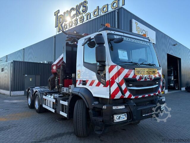 Crane Iveco Stralis 420 X-WAY + HMF 5020K-RCS 6x TREKKER + ...