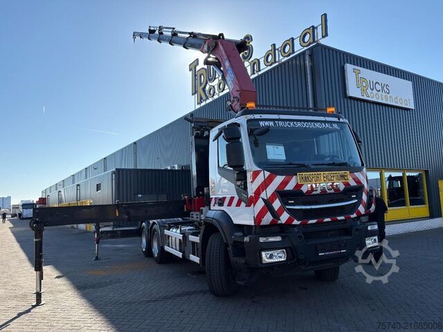 Crane Iveco Stralis 420 X-WAY + HMF 5020K-RCS 6x TREKKER + ...