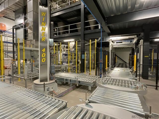 Robot palletising line Europack Winner 400