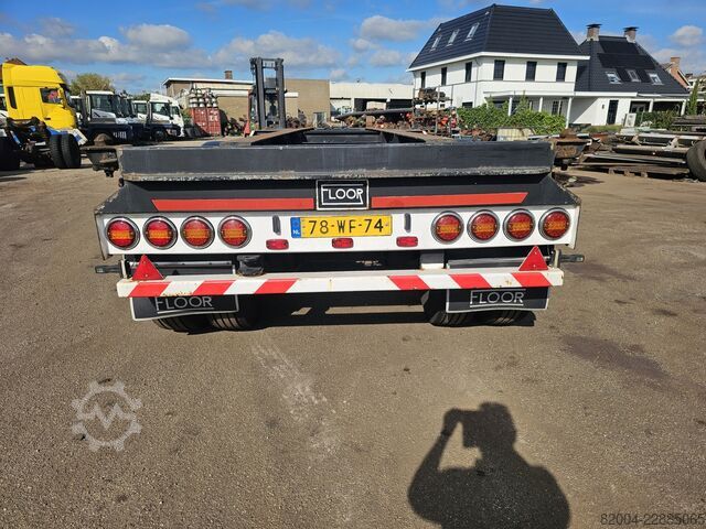 1985 FLOOR FLA-10-183/ZEECONTAINER AANHANGWAGEN / BPW 150 MM / DRUM BRAKES. FLOOR FLA-10-183/ZEECONTAINER AANHANGWAGEN / BPW 150 ...