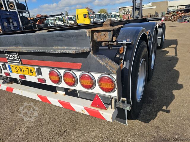 1985 FLOOR FLA-10-183/ZEECONTAINER AANHANGWAGEN / BPW 150 MM / DRUM BRAKES. FLOOR FLA-10-183/ZEECONTAINER AANHANGWAGEN / BPW 150 ...