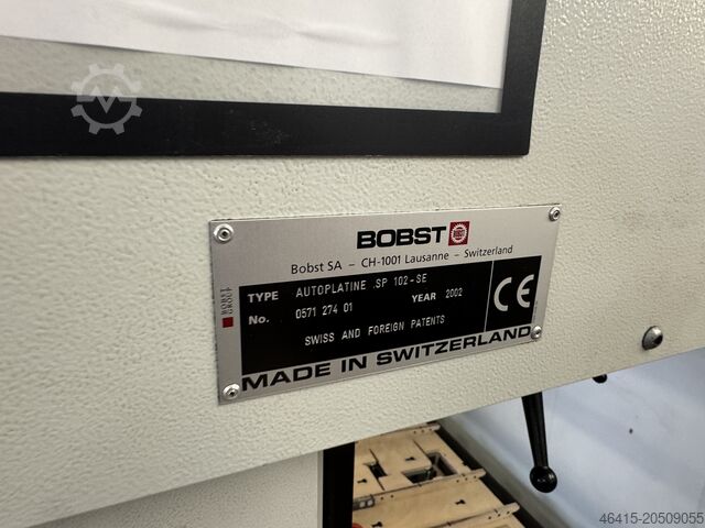 Stanz- und Schneidemaschine Bobst SP 102 SE