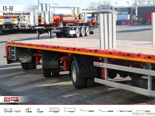 Auflieger mit Arbeitsbühne FAYMONVILLE Telemax Megatrailer - hydr. gelenkt