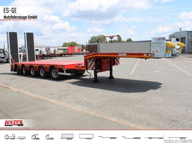 Tieflader-Sattelauflieger FAYMONVILLE MAX Trailer MAX100 Semi-Tieflader 2tlg. Rampen