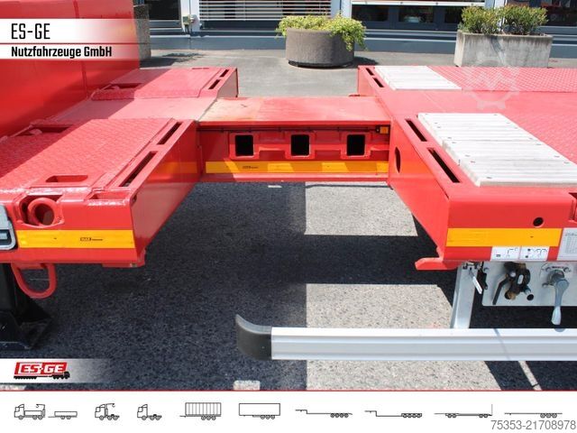 Tieflader-Sattelauflieger FAYMONVILLE MAX Trailer MAX100 Semi-Tieflader 2tlg. Rampen