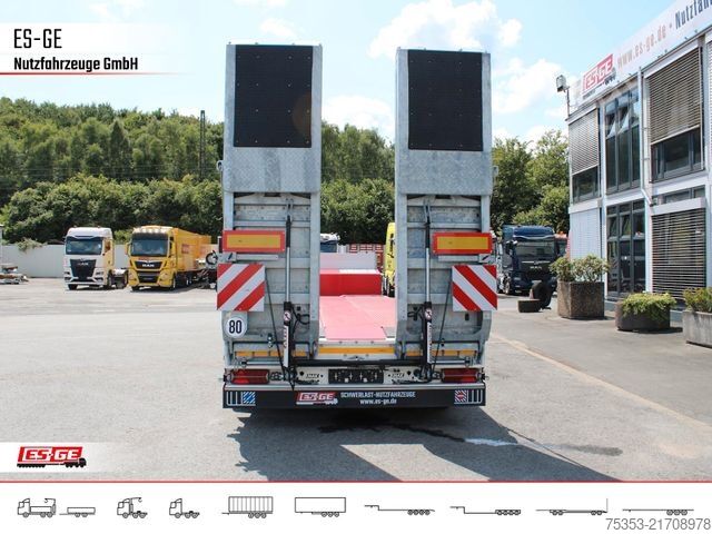 Tieflader-Sattelauflieger FAYMONVILLE MAX Trailer MAX100 Semi-Tieflader 2tlg. Rampen