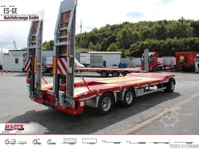 Low loader trailer SCHWARZMÜLLER Tieflader mit gekröpftem Plateau