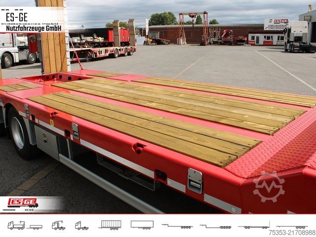 Low loader trailer SCHWARZMÜLLER Tieflader mit gekröpftem Plateau