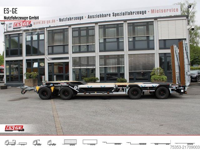 Low loader trailer SCHWARZMÜLLER Tieflader mit gekröpftem Plateau