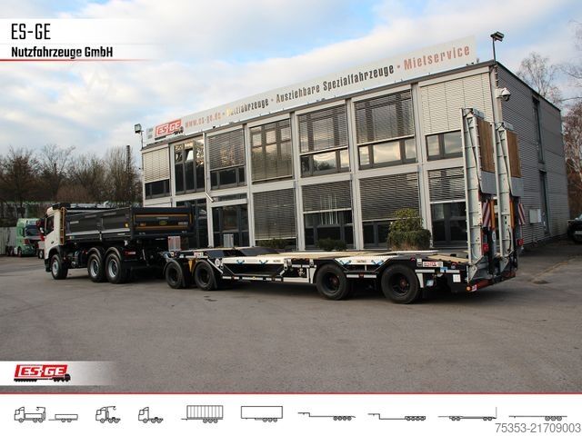Low loader trailer SCHWARZMÜLLER Tieflader mit gekröpftem Plateau