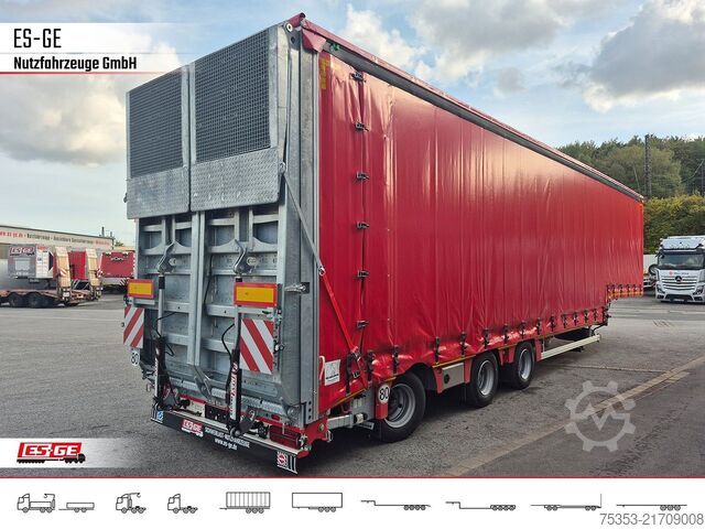 Low loader semitrailer FAYMONVILLE MAX Trailer MAX100 Semi-Tieflader Planenaufbau