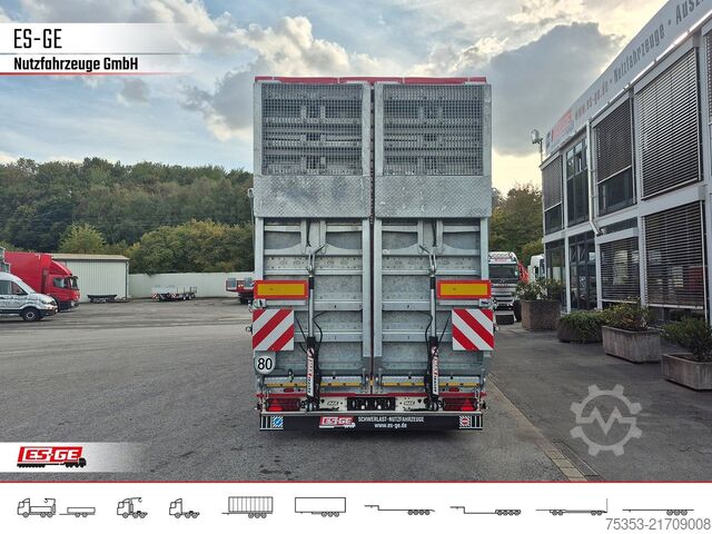 Low loader semitrailer FAYMONVILLE MAX Trailer MAX100 Semi-Tieflader Planenaufbau