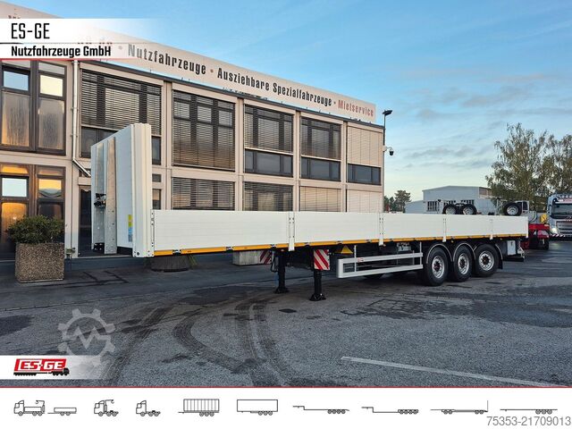 Working platform semitrailer ES-GE 3-Achs-Sattelanhänger, Bordwände