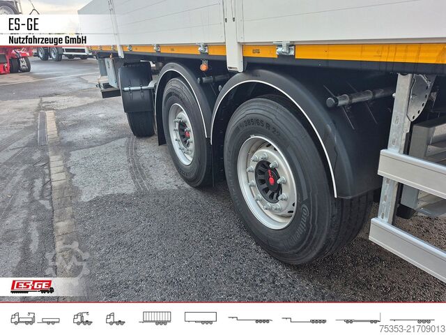 Working platform semitrailer ES-GE 3-Achs-Sattelanhänger, Bordwände