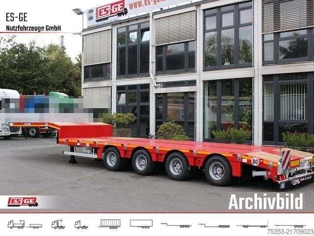 Tieflader-Sattelauflieger FAYMONVILLE MAX Trailer MAX110 Semi-Tieflader