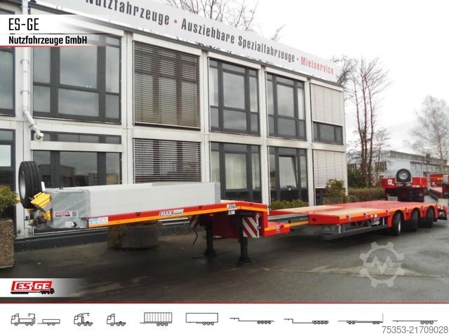 Tieflader-Sattelauflieger FAYMONVILLE MAX110 Semi-Tieflader