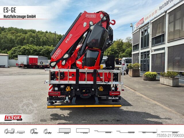 Flatbed truck MAN TGX 26.480 6x2-4 LL CH mit Fassi F545RA.2.26