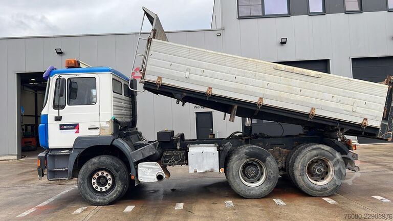 3-way tipper MAN 33.463 (STEEL SUSP. / CLEAN TRUCK / GOOD TYRES ...