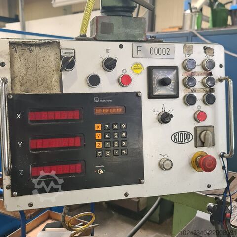 Bed type milling machine KLOPP BW 125