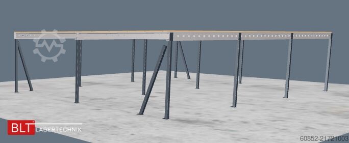 Storage platform 10x15m Lagerbühne , Belastung : 500kg/qm Unterkante: 3,0m , ca. 150qm Systembühne