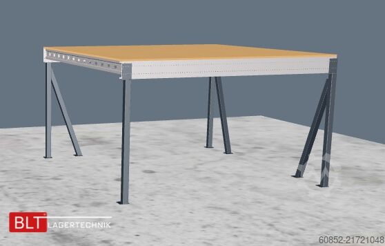 Storage platform 5x5m Lagerbühne , Belastung : 500kg/qm Unterkante: 2,5m , ca. 25qm Systembühne