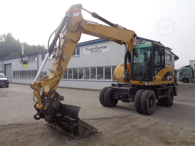 Mobile excavator CATERPILLAR M313D Klima Greifer SW