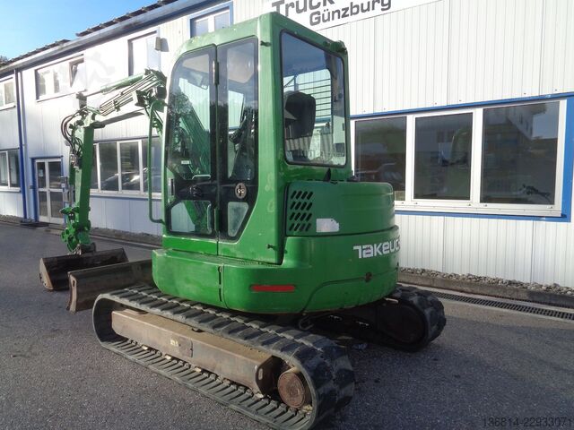 Mini excavator TAKEUCHI TB153FR 3xLöffel Helac Powertilt