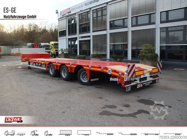 Low loader semitrailer FAYMONVILLE MAX Trailer MAX100 Semi-Tieflader