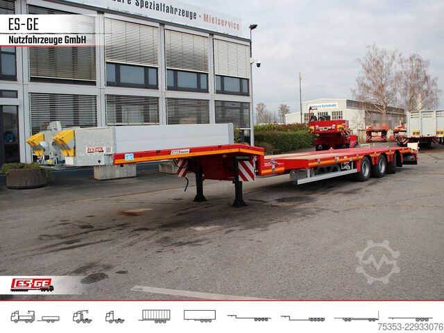 Low loader semitrailer FAYMONVILLE MAX Trailer MAX100 Semi-Tieflader