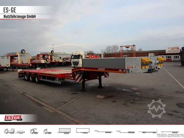 Low loader semitrailer FAYMONVILLE MAX Trailer MAX100 Semi-Tieflader