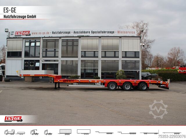 Low loader semitrailer FAYMONVILLE MAX Trailer MAX100 Semi-Tieflader
