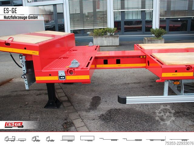 Low loader semitrailer FAYMONVILLE MAX Trailer MAX100 Semi-Tieflader