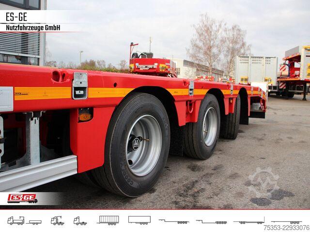 Low loader semitrailer FAYMONVILLE MAX Trailer MAX100 Semi-Tieflader