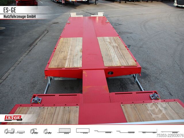 Low loader semitrailer FAYMONVILLE MAX Trailer MAX100 Semi-Tieflader