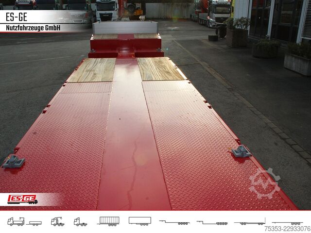 Low loader semitrailer FAYMONVILLE MAX Trailer MAX100 Semi-Tieflader