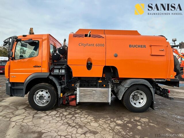 Kehrmaschine LKW Mercedes-Benz Atego 1318/Bucher CityFant 6000