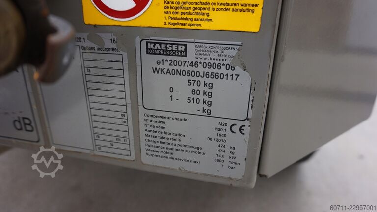 Screw compressor Kaeser M 20