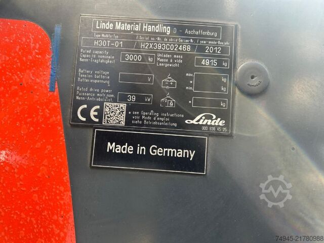 LPG Forklifts Linde H30T-01