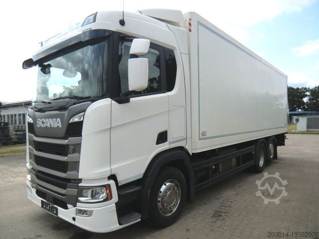Refrigerated truck SCANIA R450 Kühlkoffer 6x2 Lenkachse Retarder LBW