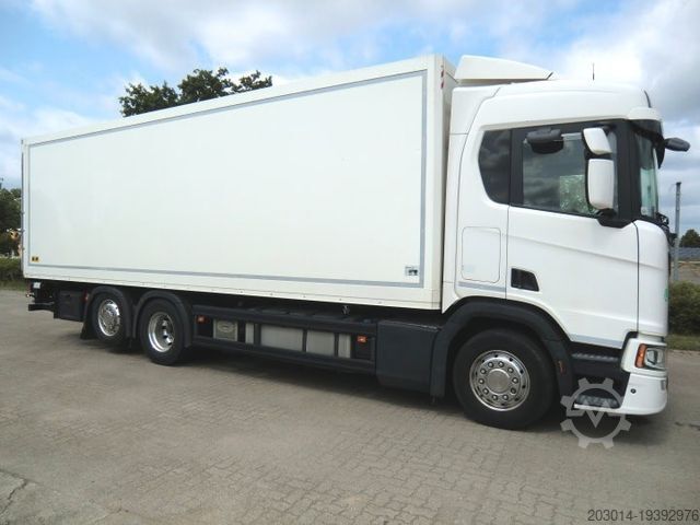 Refrigerated truck SCANIA R450 Kühlkoffer 6x2 Lenkachse Retarder LBW