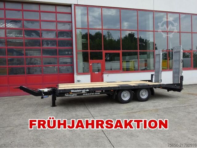 Low loader trailer Möslein TTT 11-5,2P  Neuer Tandemtieflader