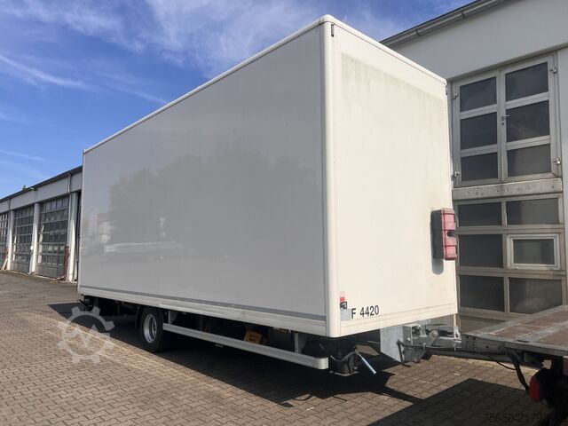 Box trailer Ackermann Z-KA-F10.5/7,5  1 Achs Kofferanhänger mit Ladebordwand 10,5 t GG
