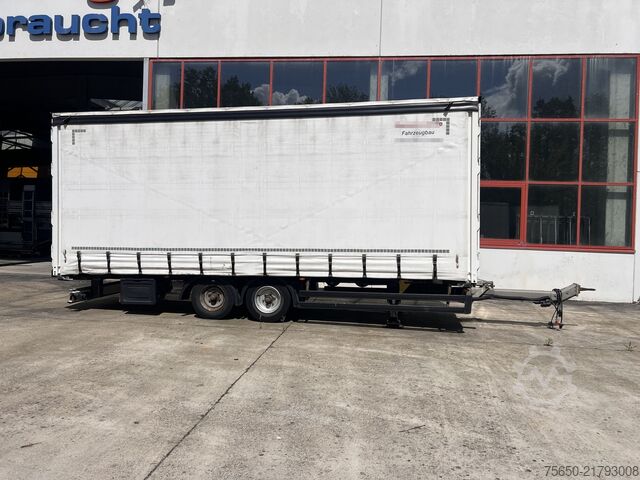 Open trailer with tarp Möslein TPW 105 D Schwebheim  Tandemplanenanhänger durchladbar