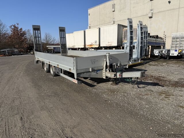 Low loader trailer Humbaur HBT  13,6 T Tandemtieflader