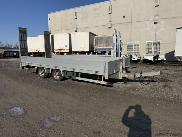 Low loader trailer Humbaur HBT  13,6 T Tandemtieflader